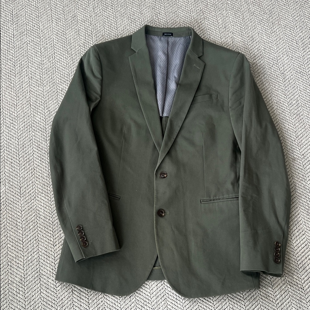 JF J.Ferrar Forest Green Blazer